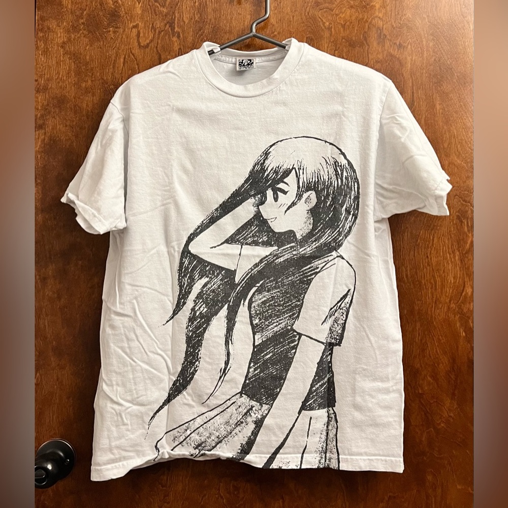 Omori Omocat white tee